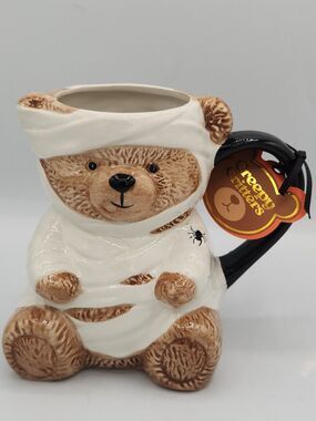 Creepy Critters Mummy Bear Halloween Mug 27oz